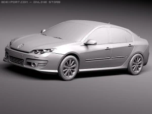 Renault Laguna Sedan 2011 3D Model