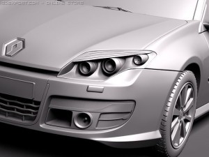 Renault Laguna Sedan 2011 3Dモデル