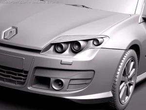 Renault Laguna Sedan 2011 3D Model