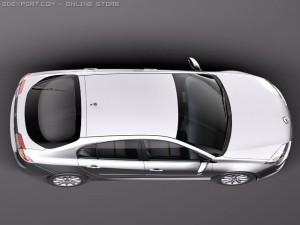 Renault Laguna Sedan 2011 3Dモデル