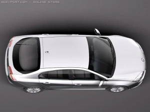 Renault Laguna Sedan 2011 3D Model