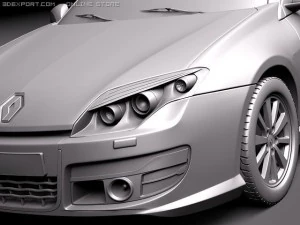 Renault Laguna Sedan 2011 3D Model