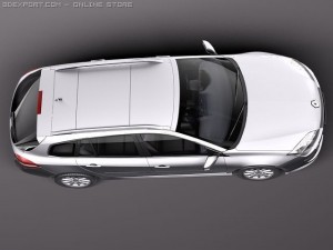 Renault Laguna Sedan 2011 Modèle 3D
