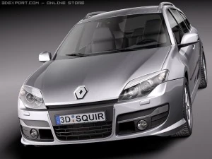Renault Laguna Sedan 2011 3D Model