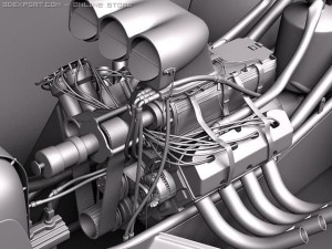 Top Fuel Dragster 2011 3D 모델