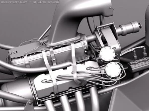 Top Fuel Dragster 2011 3D Model