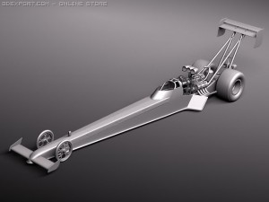 Top Fuel Dragster 2011 3D 모델