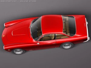 Ferrari 250 GT Lusso 1964 coupe 3D Model