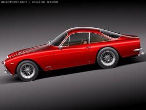 Ferrari 250 GT Lusso 1964 coupe Modèle 3D