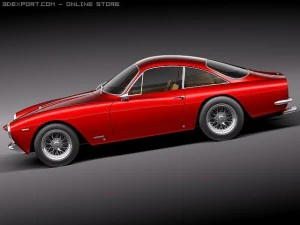 Ferrari 250 GT Lusso 1964 coupe 3D Model