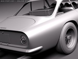 Ferrari 250 GT Lusso 1964 coupe Modèle 3D