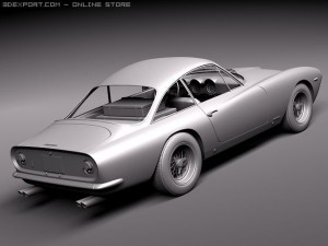 Ferrari 250 GT Lusso 1964 coupe Modèle 3D
