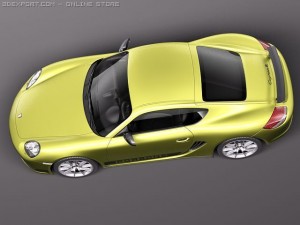 Porsche Cayman R 2011 3D Model