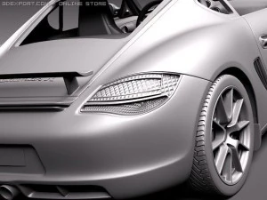 Porsche Cayman R 2011 3D Model