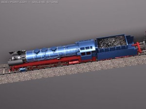 Steam Train Express F-series BR 0310 1950 3D Model