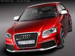 Audi RS3 Sportback 2012 3D Model