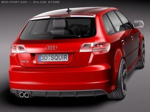 Audi RS3 Sportback 2012 3D Model