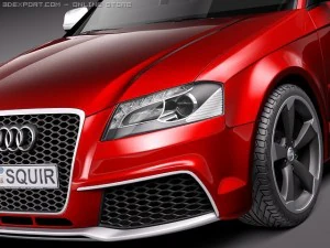 Audi RS3 Sportback 2012 3D Model