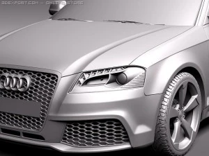 Audi RS3 Sportback 2012 3D Model