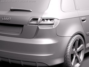 Audi RS3 Sportback 2012 Modèle 3D