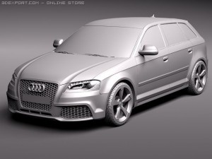 Audi RS3 Sportback 2012 Modèle 3D