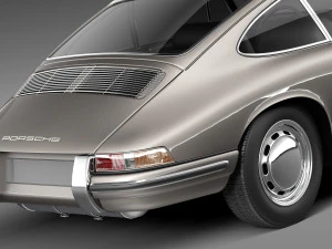 Porsche 901 Coupe 1964 3D Model