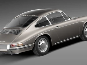 Porsche 901 Coupe 1964 3D Model