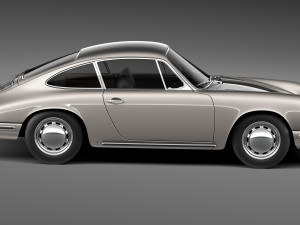 Porsche 901 Coupe 1964 3D Model