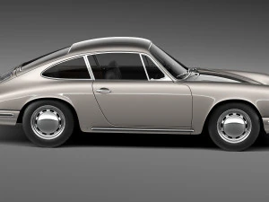 Porsche 901 Coupe 1964 3D Model