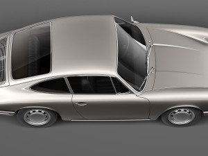 Porsche 901 Coupe 1964 3D Model