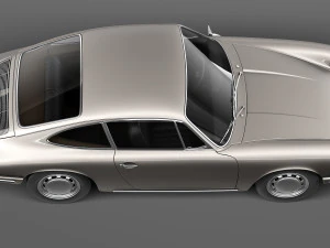 Porsche 901 Coupe 1964 3D Model