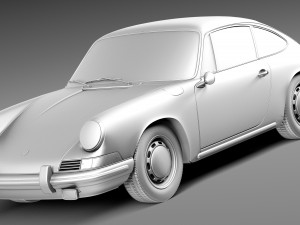 Porsche 901 Coupe 1964 3D Model