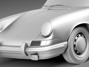 Porsche 901 Coupe 1964 3D Model