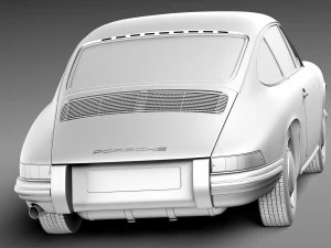 Porsche 901 Coupe 1964 3D Model