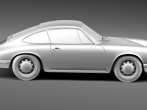 Porsche 901 Coupe 1964 3D Model