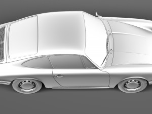 Porsche 901 Coupe 1964 3D Model