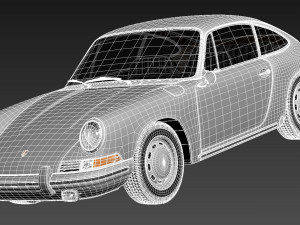 Porsche 901 Coupe 1964 3D Model