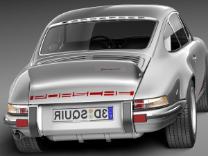 Porsche 911 Carrera RS 1973 Modelo 3D