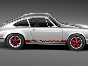 Porsche 911 Carrera RS 1973 Modelo 3D
