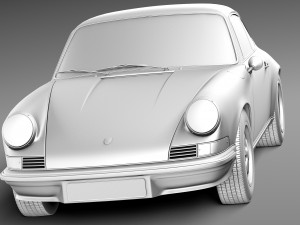 Porsche 911 Carrera RS 1973 Modelo 3D