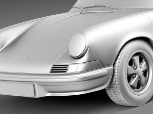 Porsche 911 Carrera RS 1973 Modelo 3D