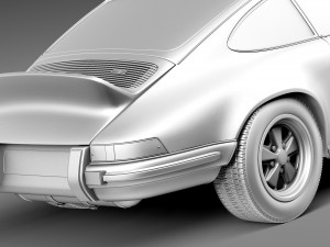 Porsche 911 Carrera RS 1973 Modelo 3D