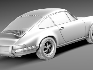 Porsche 911 Carrera RS 1973 Modelo 3D