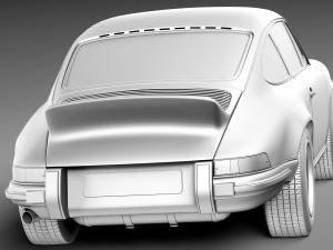 Porsche 911 Carrera RS 1973 Modelo 3D