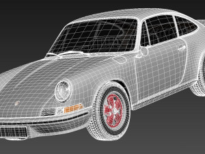 Porsche 911 Carrera RS 1973 Modelo 3D