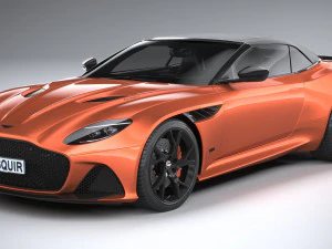 Aston Martin DBS Superleggera Volante 2020 3D Model