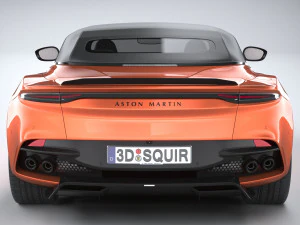 Aston Martin DBS Superleggera Volante 2020 3D Model