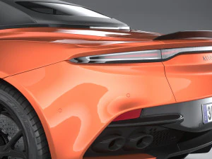 Aston Martin DBS Superleggera Volante 2020 3D Model