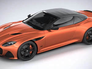 Aston Martin DBS Superleggera Volante 2020 3D Model