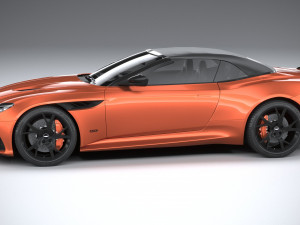 Aston Martin DBS Superleggera Volante 2020 Model 3D